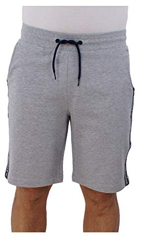 Tommy Hilfiger Hombre Pantalón de Chándal Corto, Gris (Grey Heather), XL