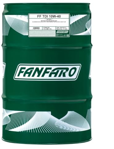 FANFARO Motoröl 10W-40 Master Line Teilsynthetiköl Motor Öl ACEA A3/B3 API CH-4 API SL TDI 60L