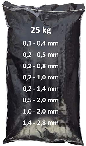 25 kg Strahlmittel Strahlgut Kupfersilikatschlacke (0,2-1,4 mm)