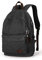 Muzee Mochila de Lona,Mochila Antirrobo Mochila Escolar Viaje Mochila de Lona Apto para portátil de 15,6 Pulgadas,Mochila Hombre para Laptop Mochila Mujer,con Puerto de Carga USB,Negro