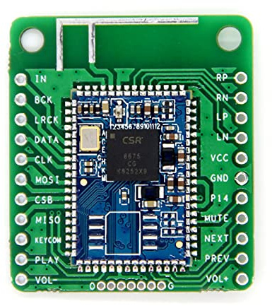 Ticfox CSR8675 Modulo audio Bluetooth V5.0 Scheda ricevitore stereo portatile Uscita SPDIF per cuffie