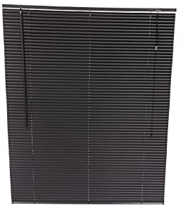 Oypla 120 x 150cm PVC Black Home Office Venetian Window Blinds