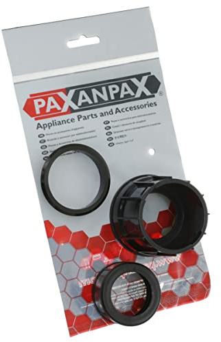 Paxanpax 36-NM-02C Compatible Vacuum Swivel Hose End & Fittings for Numatic (38mm), Plastic, Black