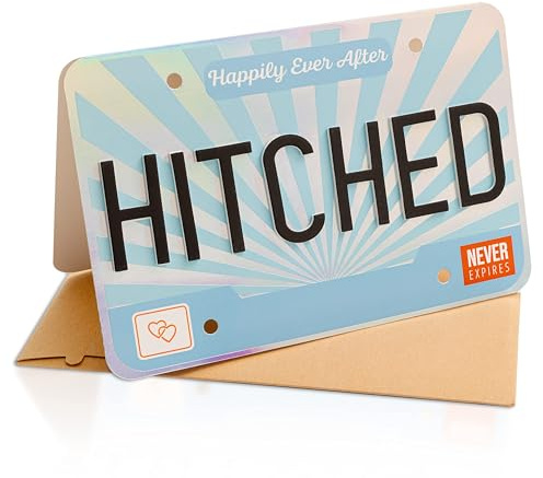 GIFTING GIGGLES Funny Wedding Card for couple | Newly Weds | Marriage Card for Couple | Wedding Day Congrats Gift | Congratulations Card | Premium Quality BIG [ 9 inch x 6 inch]