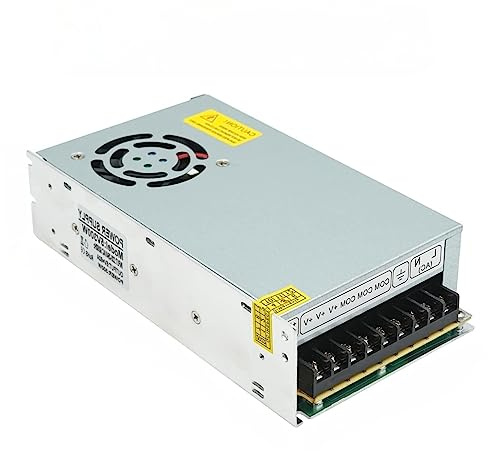 MOGOULUA Alimentación Conmutada 5V 60A 300W Fuente de Alimentación Conmutada Universal Regulada para Controlador LED Transformador de Vigilancia Convertidor Adaptador Radio Ordenador Project