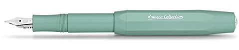 Kaweco COLLECTION Füllhalter Smooth Sage I Premium Füllfederhalter für Tintenpatronen mit hochwertiger Stahlfeder I Sport Füller 13 cm I Federbreite: F (Fein)