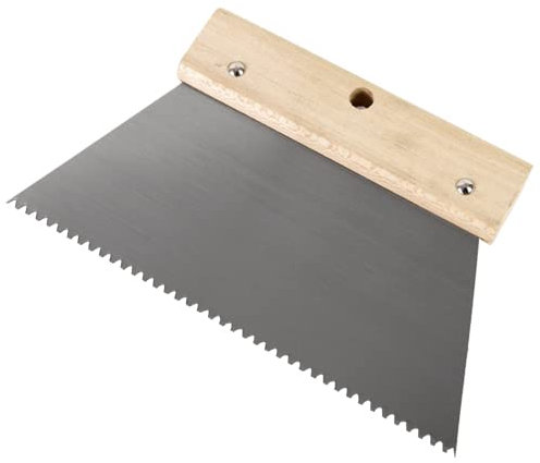 Espátula Encolar Dentada Doble Pico 20 Cm