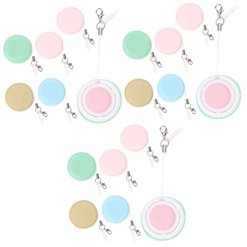 STOBOK 18 Pcs Phone Screen Wiper Macaron Screen Cleaners Phone Screen Cleaner Tool Eye Glasses Cleaner Wipes Cell Phone Wipes Eyeglass Cleaner Glasses Wipes Decor Pendant Pp+Silicone