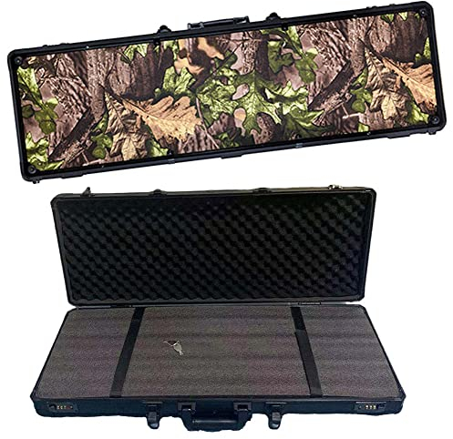 REMEK Waffenkoffer Gewehr-Hartschalenkoffer, Futteral Langwaffen Mit Zahlenschloss/Schneidender Schaumstoff Aluminium-Rahmen Taktischer Waffentasche Storage Case Hartschalentaschen