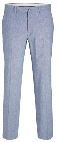 JACK & JONES Herr kostymbyxor JPRRIVIERA Slim Fit kostymbyxor, blå, 46