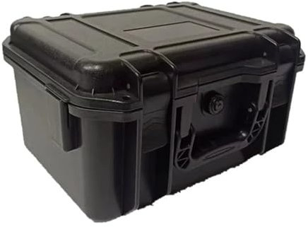 Fotokoffer Mit Schaum ABS-Werkzeugkasten, wasserdichter Hartschalenkoffer, großer Kunststoffkoffer, stoßfester Sicherheitswerkzeugkasten for Mechaniker, Koffer, Werkzeugaufbewahrungsbox(360x270x190mm)