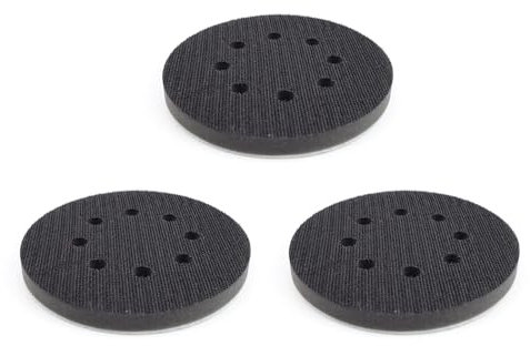 ZIJANG 3 Stück Schwamm Interface Pad, Polieraufsatz Winkelschleifer 125mm, Sponge Interface Cushion für Polieren, Schleifen und Schleifarbeiten
