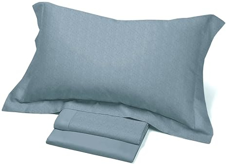 Novia: Raso Sateen completo letto 2 Piazze - AVIO - Completo letto di raso luxury, raso sateen 100% cotone, Facile da Lavare, Alta Qualità