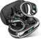sajawass Wireless Earbuds Bluetooth Headphones 80Hrs Playback with LED Diaplay Wireless Charging Case Noise Cancelling Ear buds with Earhooks IPX7 Waterproof Over Ear Earphones Sports Running Workout