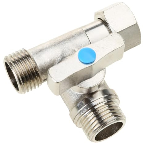 Valvole di arresto ad angolo da 20 mm Sdoppiatori a T Adattatore connettore a T deviatori a 3 vie Connettore a T a compressione duratura Raccordo valvole
