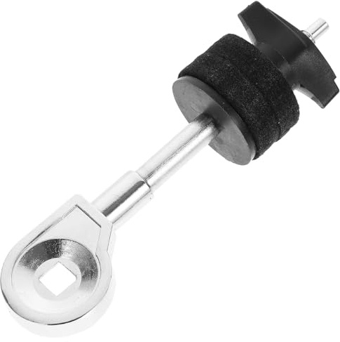 Hemobllo Soporte de Impactos en Instrumentos para Absorción de Fácil Apilador Platillos Metal Plata Instalación de Batería de Percusión