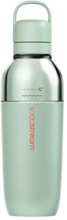 SodaStream Easy Mix - Botella para bebidas con gas de 0,7 l, en color verde menta; mantiene las bebidas calientes o frías durante 6 horas, compatible con máquinas de agua con gas