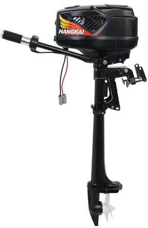 48V 1200W Elektro Außenbordmotor Elektromotor Außenborder 800kg Schub Bootsmotor 3000 U/min Leiser Trolling Motor Höhenverstellbar 10km/h Stufenlose Geschwindigkeit für Angelboot/Schlauchboot