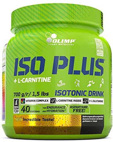 Olimp Sport Nutrition Iso Plus Powder Tropic Blue, 1er Pack (1 x 700 g Dose)