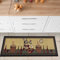 Ottomanson Passatoia da cucina con motivo cuoco, collezione Siesta, fondo in gomma, 50 cm x 150 cm, colore: Beige con motivo cuoco