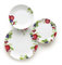 Excelsa Apple Servizio Tavola 18 Pezzi, Porcellana, Bianco, diametri Assortiti, unità