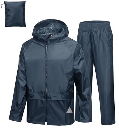 SWISSWELL Waterproof Rain Suit for Men Women Jacket Pants for Fishing Work