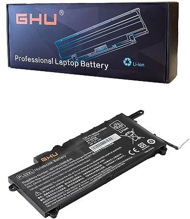GHU New Battery PL02XL 7.6V 29Wh 751681-421 751875-001 Compatible with HP Pavilion 11-n x360 HSTNN-LB6B TPN-C115 11-n000snx 11-n010dx 11-n011dx 11-n012dx 11-n014tu 11-n030tu - 12 Months Warranty