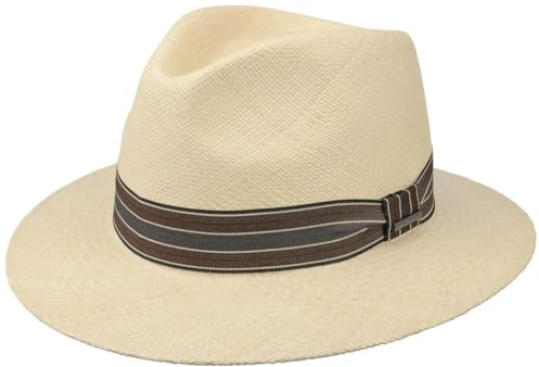 Stetson Durmand Fedora Chapeau Panama Bogart Protection UV Homme Printemps Ete