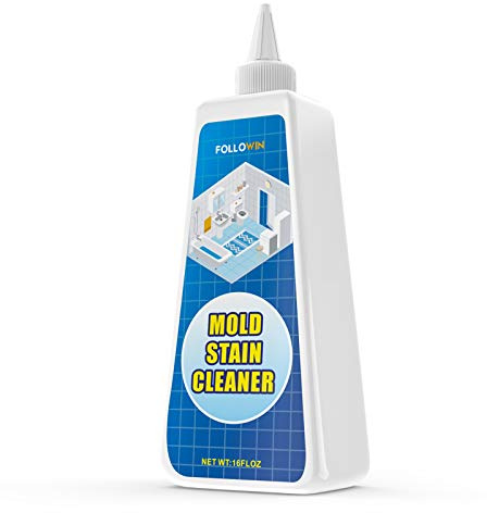 FOLLOWIN Mold and Mildew Remover Gel, Household Stain Cleaner for Washing Machine Seal, Bathroom Grout, Shower Tile, Kitchen Sink, Silicone Caulk - Non-Drip, Deep-Penetrating Formula, 16 oz