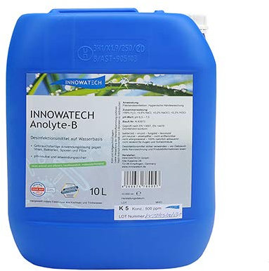Desinfektionsmittel für Hände und Oberflächen, ohne Alkohol ׀ Wiemann Lehrmittel (10 l)