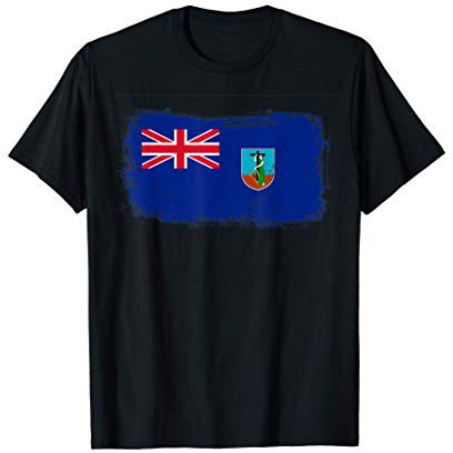 Drapeau national de Montserrat T-Shirt