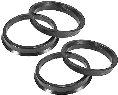 X AUTOHAUX 4 Stück Kunststoff 57,1 mm bis 65,1 mm Auto Zentrierringe Radbohrung Abstandshalter