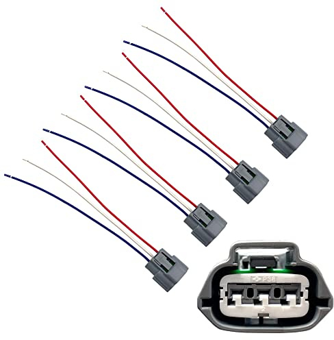 HiSport Ignition Coil Repair Plug Connector Pigtall Compatible with Nissan Altima Sentra 4 PCS