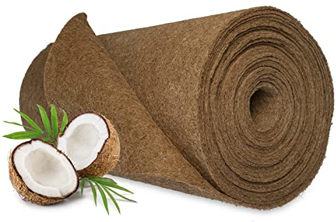 MC.Sammler Tapis en Coco Protection hivernale pour Plante Palmiers - Vendu au mètre - 25 cm / 50 cm / 100 cm (Largeur) - Protection Contre Le Froid - 100% Biologique (100cm x 10m)