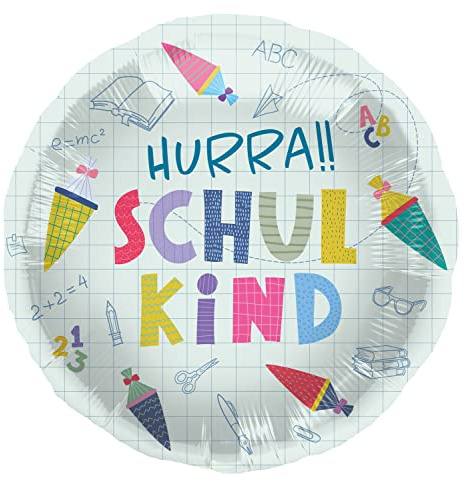 Folat 66088 Folienballon Schulanfang - 45cm