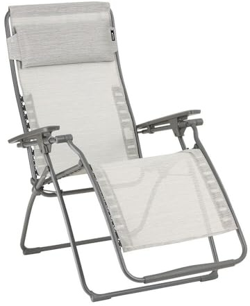 Lafuma MOBILIER - Zero-Gravity-Relaxliege-Garten - Futura - Batyline® Duo - Grau Galet LFM3113_9714-5 Jahre Garantie
