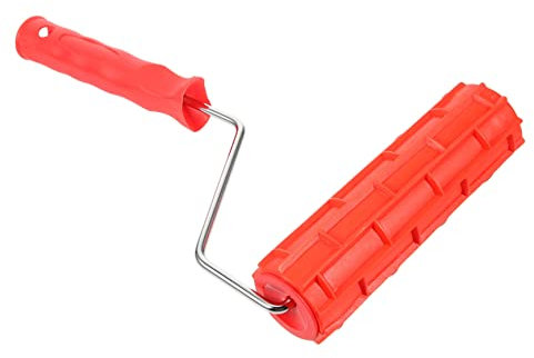 KITANDOVE Rubber Drywall Texture Roller for Wall Art Embossed Graining Paint Roller for Textured Patterns Walls Cabinets and Floors