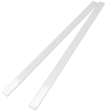 AUTSUPPL 2pcs Cookie Thickness Balance Ruler Acrylic Rolling Pin Guide Baking Tools for Dough Measuring Biscuit Making Accessories Measuring Strips for Pastry