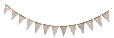 Warmhm Leere Sackleinen Bunting Banner 2 8 M Party Banner Für Hochzeit Geburtstag Baby Dusche Urlaub