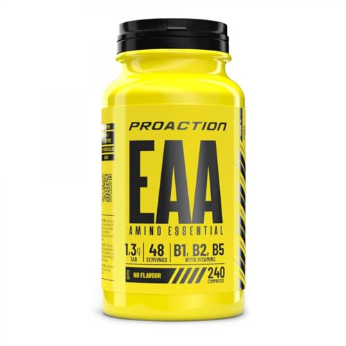 Proàction Eaa 240 compresse Amino Essential - Aminoacidi essenziali - Aumento Massa muscolare e forza.