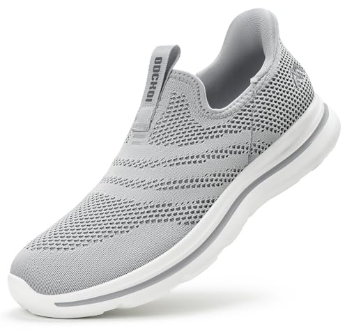 Scarpe da Ginnastica Slip-On Uomo Senza Lacci - Leggere, Traspiranti e Comode per Tempo Libero, Camminata, Jogging e Quotidiano - Design Minimalista con Rete Mesh per Sport all'Aperto