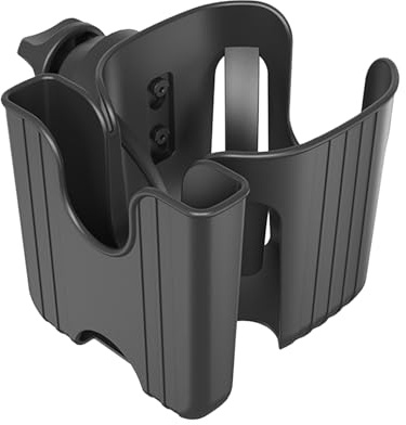 Portavasos para Bicicleta, Portavasos para Cochecito | Funda para teléfono 2 en 1 para Cochecito | Portabotellas Ajustable para Silla de Ruedas, Andador, Bicicleta, Accesorios para Cochecito