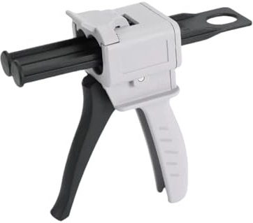 Pistola per Colla Epossidica,Erogatore Epossidice per Pistole,Pistola Erogatrice Pistole Applicatrici Manuali,Adatto per Elettronica,Ceramica,Plastica,Legno,Auto,Rapporto 1: 1,50 ml