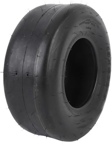 13x5.00-6 Rasentraktorreifen, Glattes Profil, 4-lagig, Schlauchlos, 6-Zoll-Rasen- und Gartenreifenersatz für Schneefräse, Gokart, Fräse, Rasentraktor