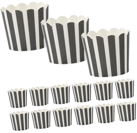 STOBAZA 50piezas Unidades Capacillos Cupcakes Resistentes Al Calor De Papel Alimenticio Para Hornear Muffins y Postres Fiestas y Hogares