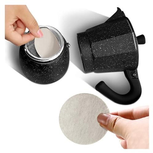 Lot de 1000 filtres à café ronds en papier (56mm, 60mm, 68mm) for cafetière expresso, filtre à café, filtre en papier for cafetière moka(XL-68mm,1000pcs)