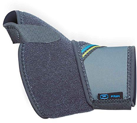 Prim NEOPRAIR | Daumenbandage | Gelenkschmerzen/Verstauchungen/Sehnenentzündung | Atmungsaktives Neopren | Sport | Einheitsgröße beidseitig | Schwarz und Blau