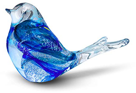 Gocce di Murano Adorno de centro de mesa con forma de animal de cristal fabricado en Italia, elaborado artesanalmente según la tradición de los artesanos de Murano, vidrio soplado con reflejos