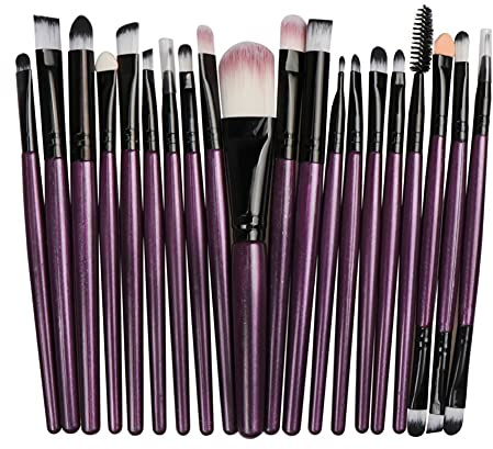 Makeup Brushes 20pcs Proffesional Cosmetics for Face Makeup Brush Set Powder Concealer Eyeshadow Eyebrow Lip Brush Beauty Tools Makeup Brushes zihei