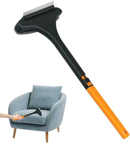 Krujecnt Spiazzola Per Pulizia Zanzariere Finestre - Attrezzo Lavabile Rimovibile A Doppio Uso Bagnato/Asciutto, Accessorio Per Pulizia Griglie